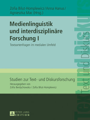 cover image of Medienlinguistik und interdisziplinäre Forschung I